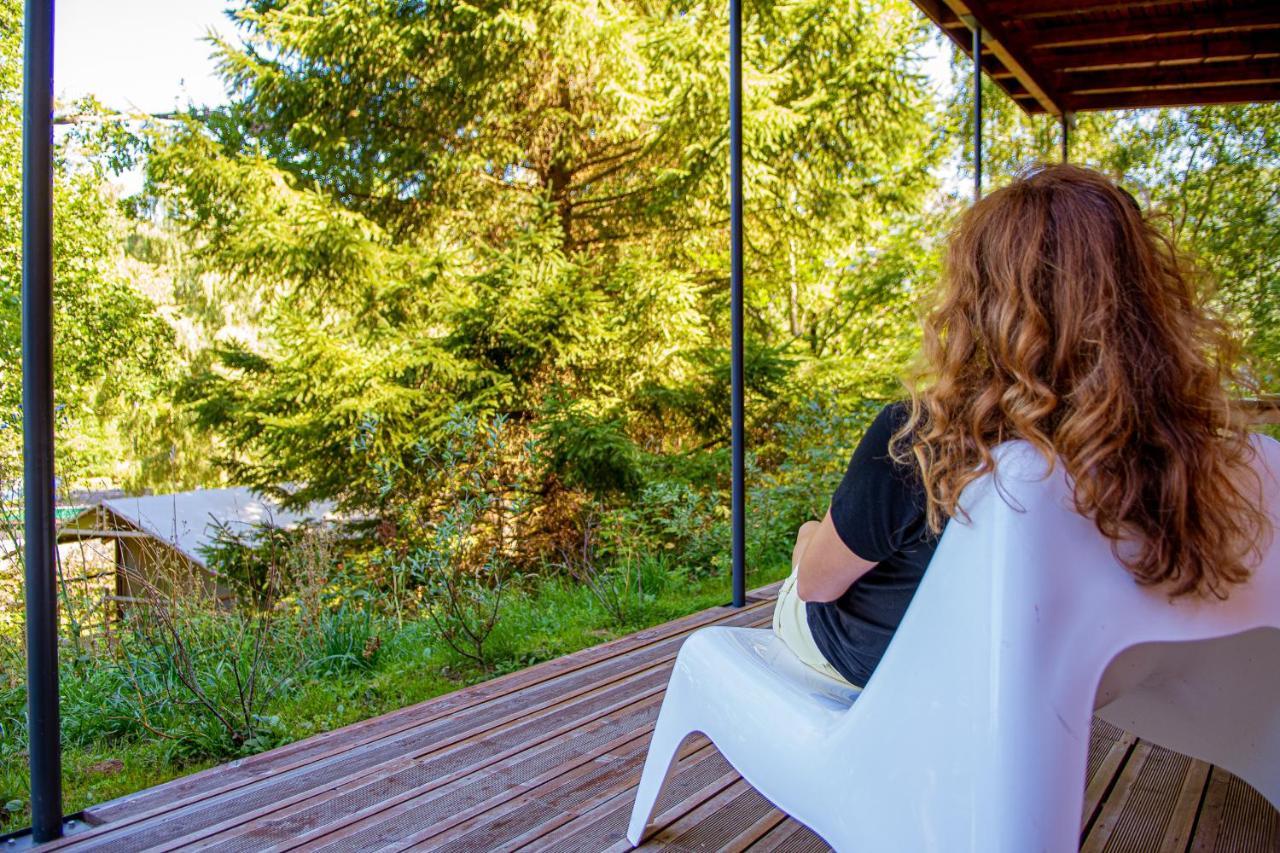 Camping Les Vernieres La Bourboule Sancy エクステリア 写真